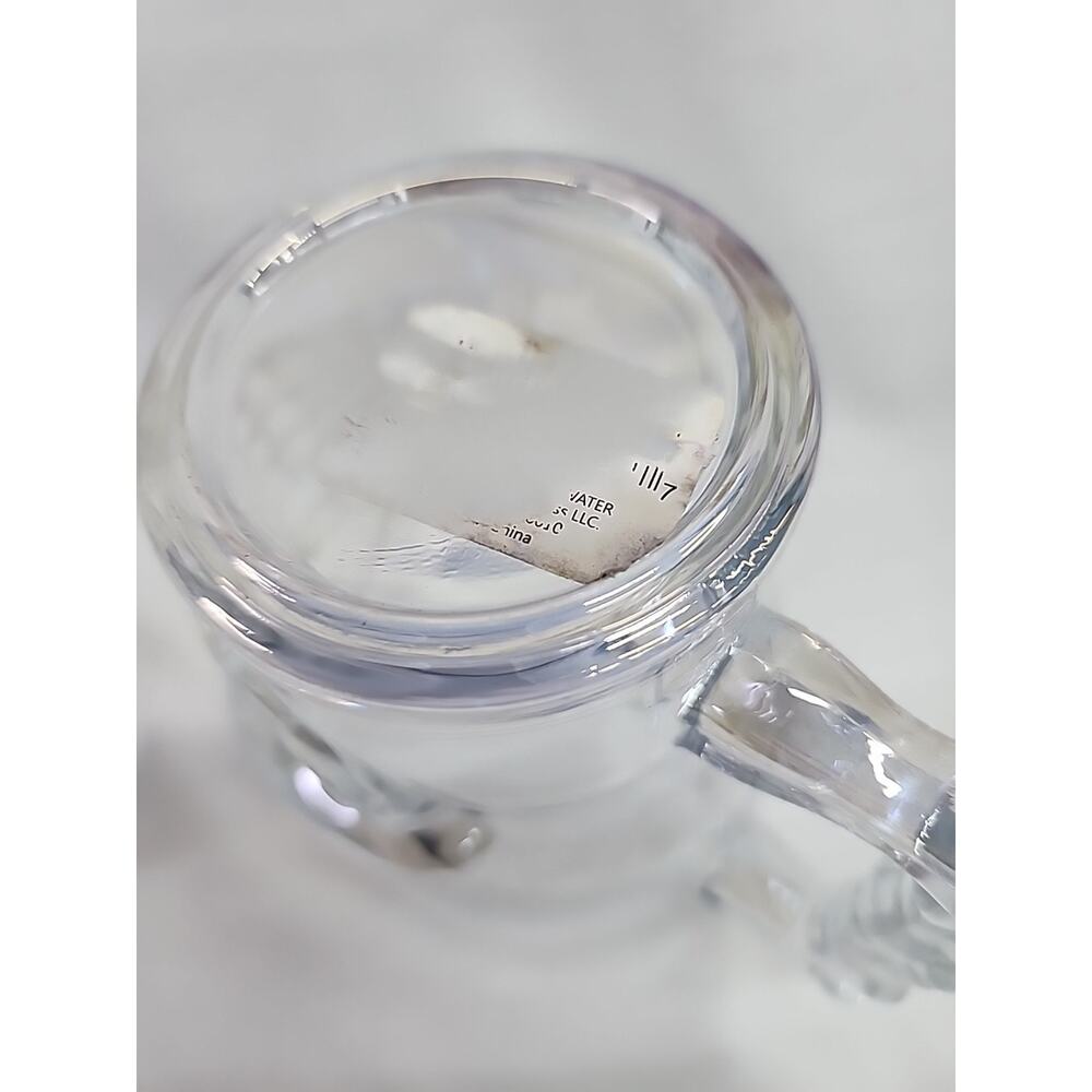 Luster Glass Skull Mugs Set Of 2 LargeCapacity No Cracks Or Chips Read Descript - Picture 10 of 15